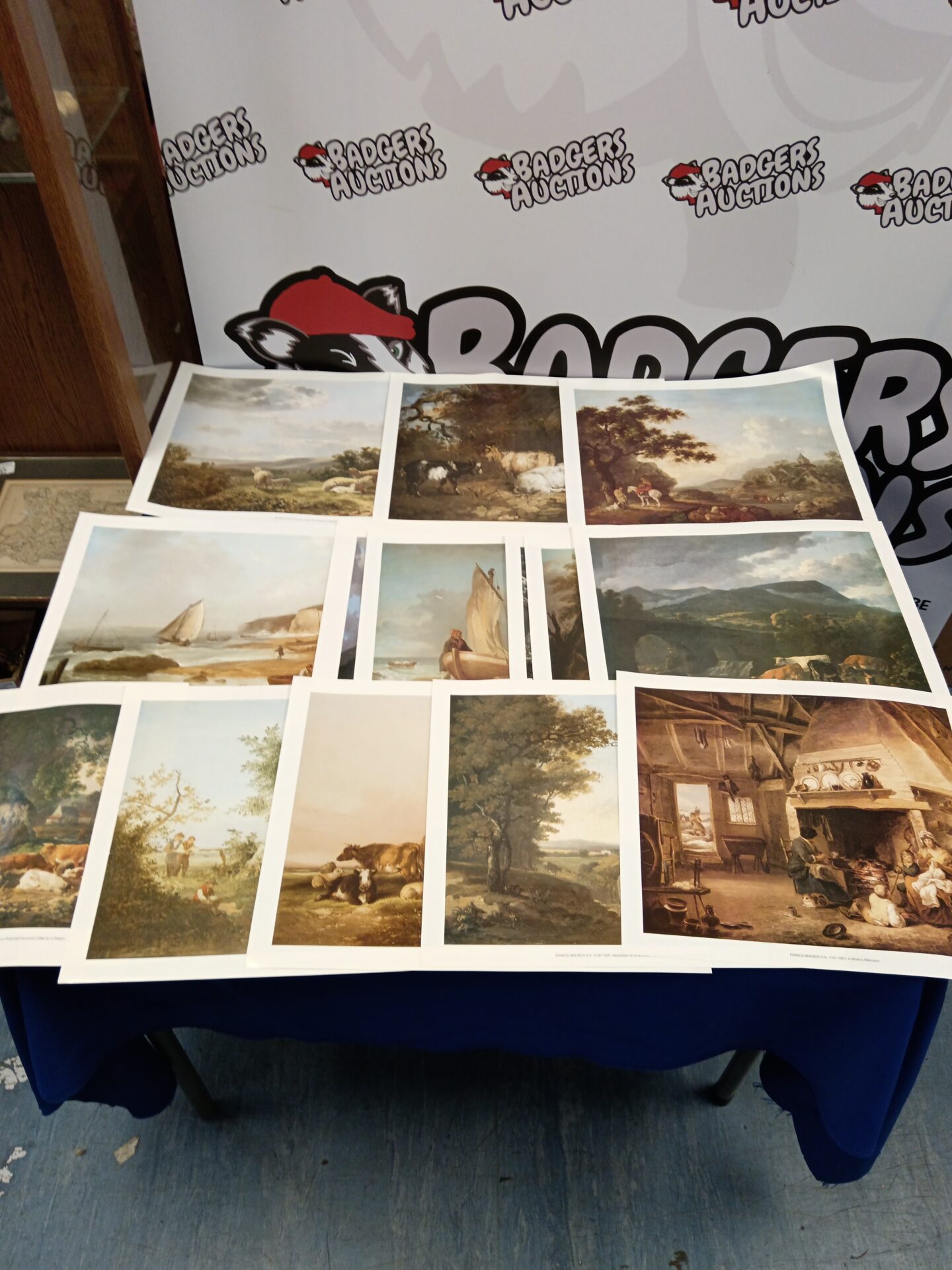 651 Collection of unframed prints including George vicat cole & James ward