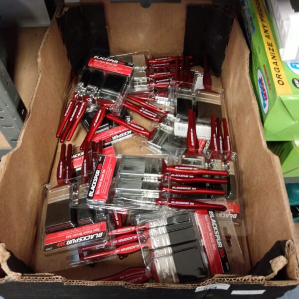 Unopened lot of Blackspur paint brushes for art and crafts.