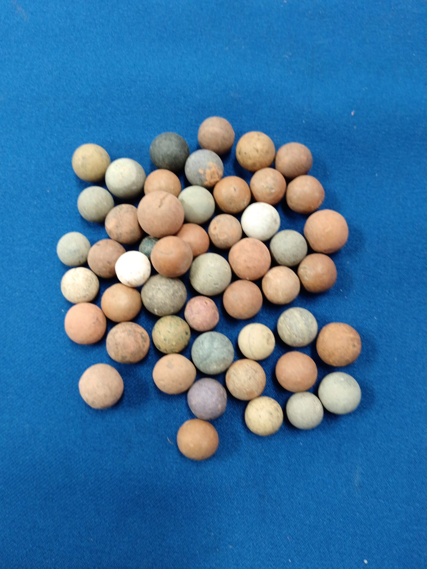 779 Bag of stone marbles