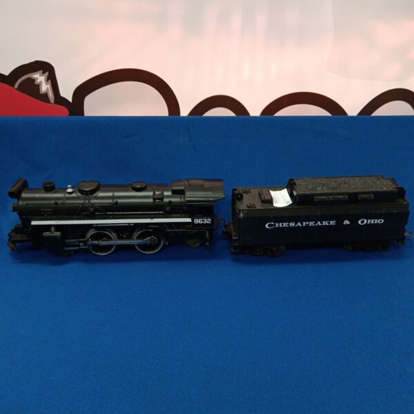 Vintage Lionel Chesapeake & Ohio train model 632 for collectors.