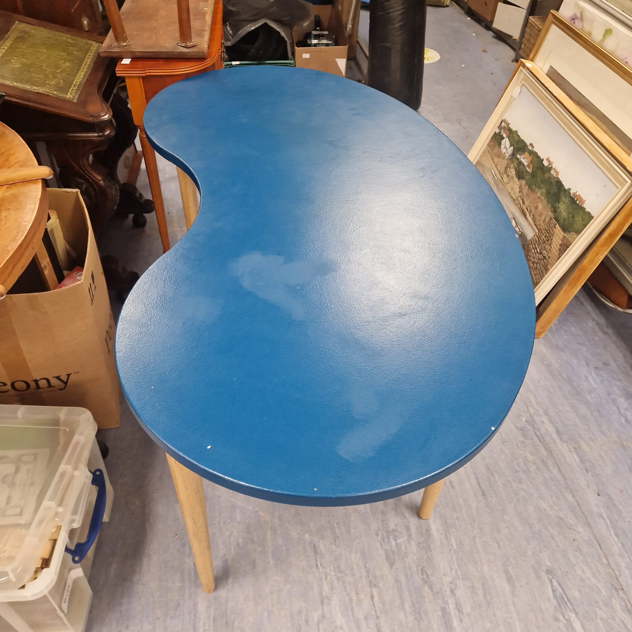409 ikea kidney shape desk
