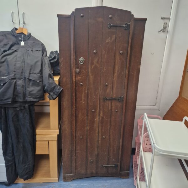 Black Gothic wardrobe by l marcus ltd, antique bedroom furniture.
