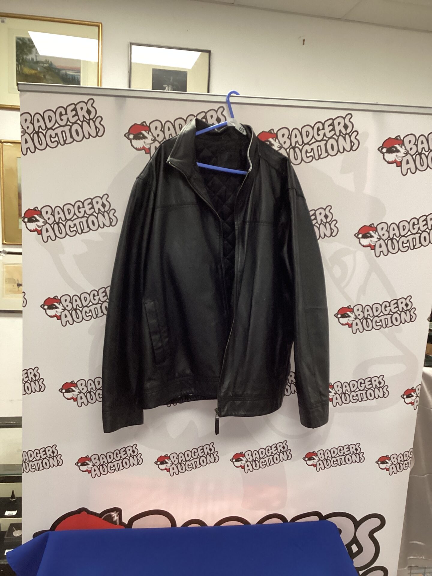 435 Blue Harbour Leather Jacket size XL