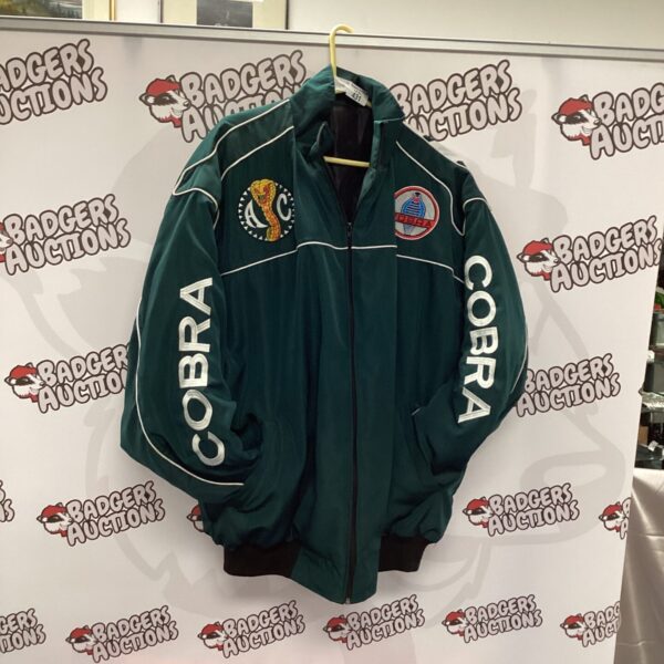 Vintage AC Cobra jacket size XXL, front view.