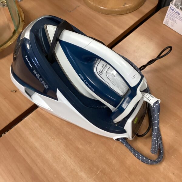 Tefal Pro Express steam iron, a vintage household appliance.