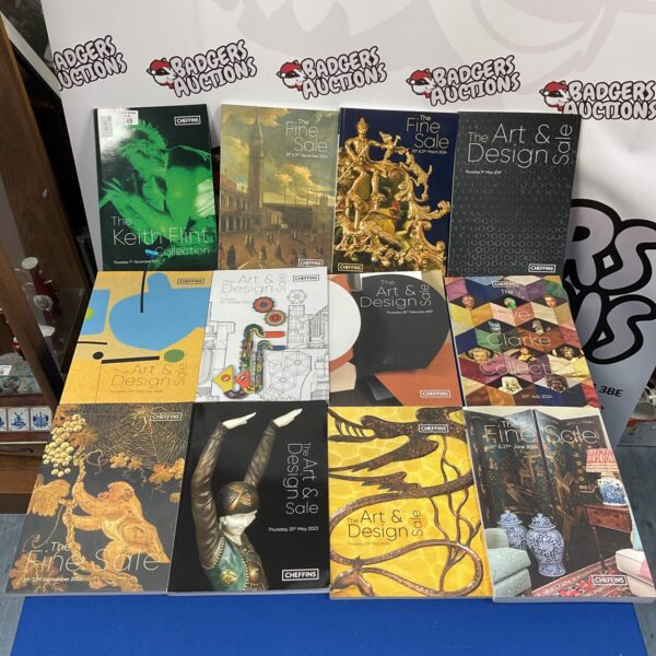 Cheffins auction catalogues featuring Keith Flint collection details.