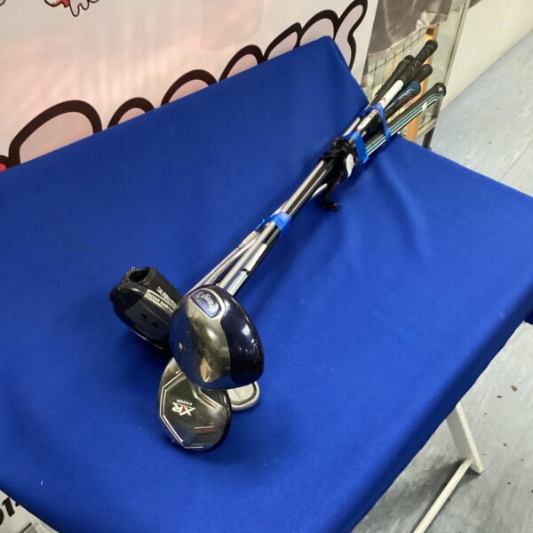 Silver and black Callaway golf club iron for sale.