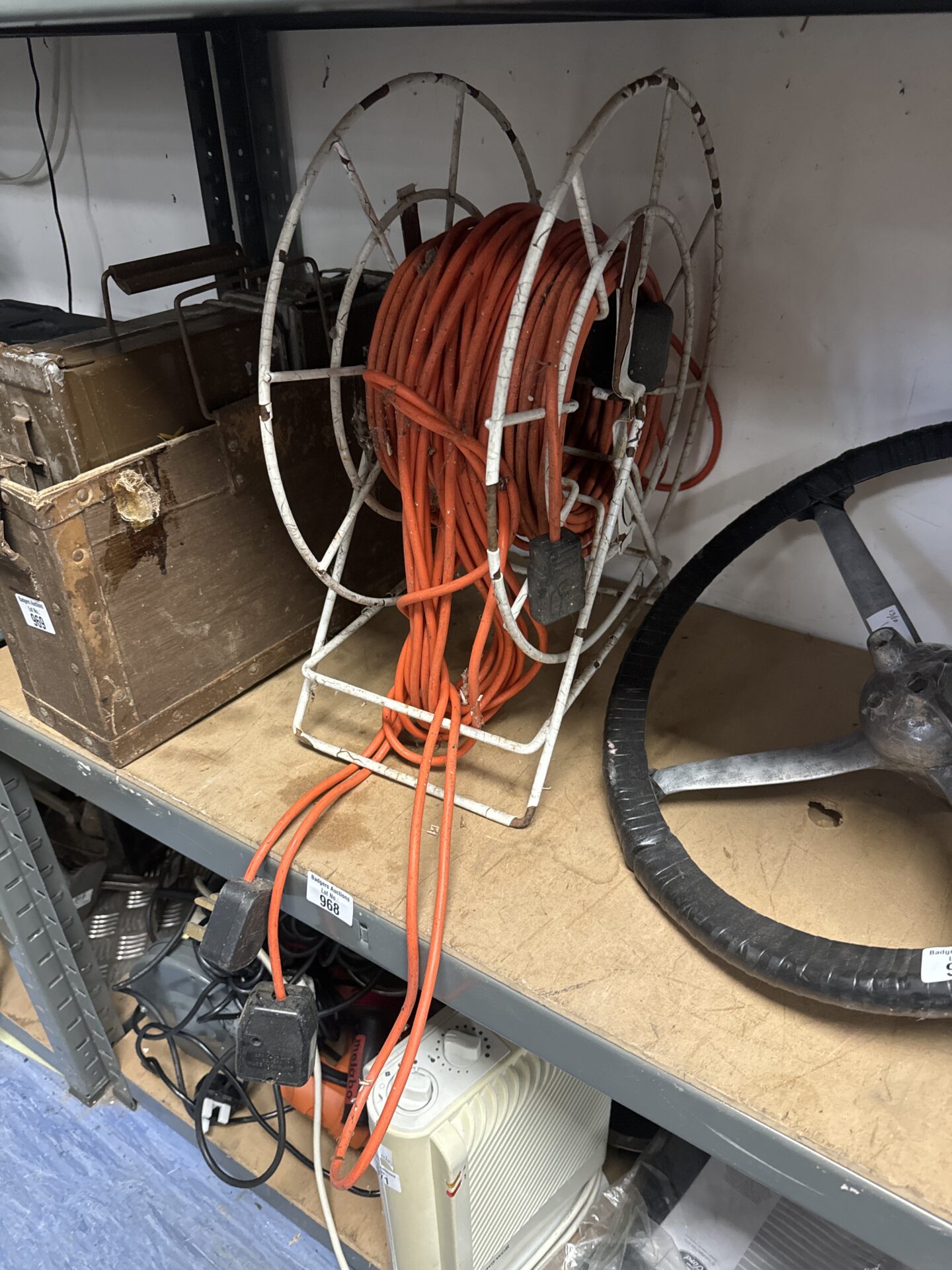 968 Vintage wire frame extension reel