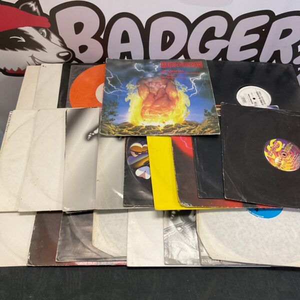 Lot of vintage hardcore vinyl records including Hixxy Brisk.