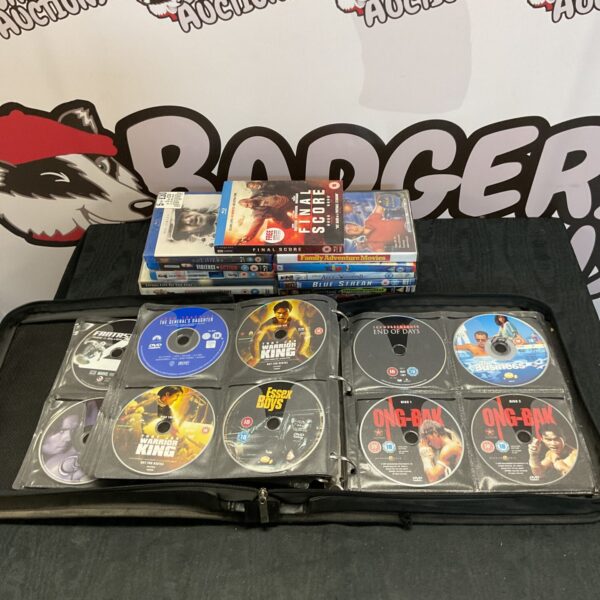 DVD collection featuring End of Days and The Warrior King films.