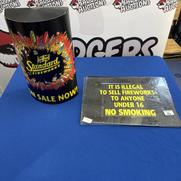 Standard fireworks shop display items