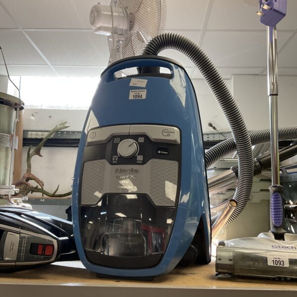 Blue Miele Blizzard CX1 Powerline vacuum cleaner for sale.
