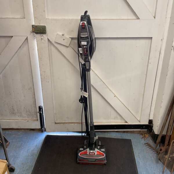 Shark DuoClean upright vacuum cleaner for home floor cleaning.