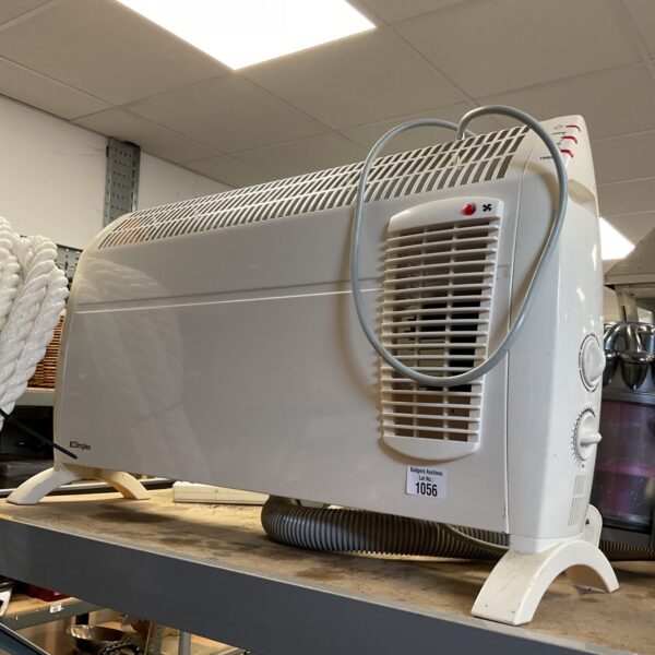 Vintage Dimplex electric fan heater for portable warmth.