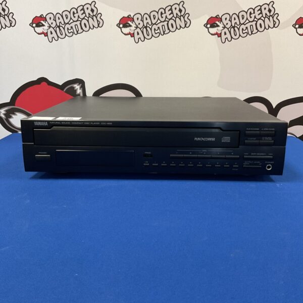 Black Yamaha CDC-655 5-disc CD changer for vintage audio systems.