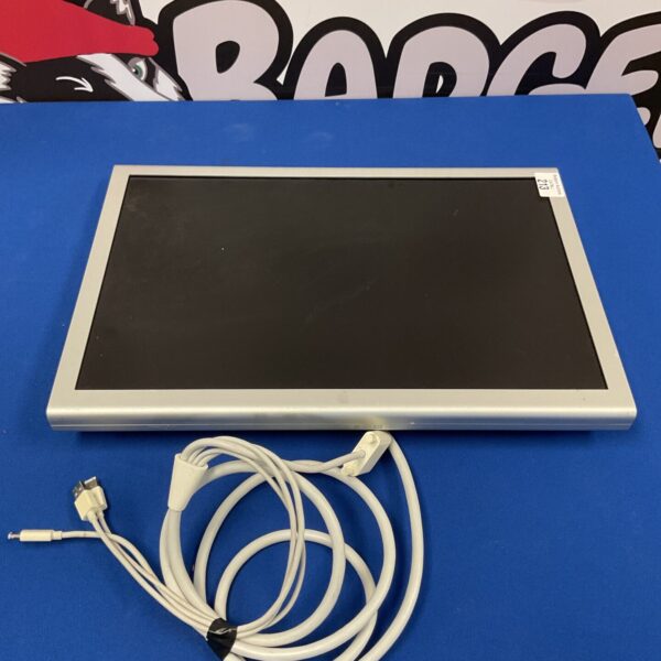 Front view of vintage Apple HD Cinema Display monitor.