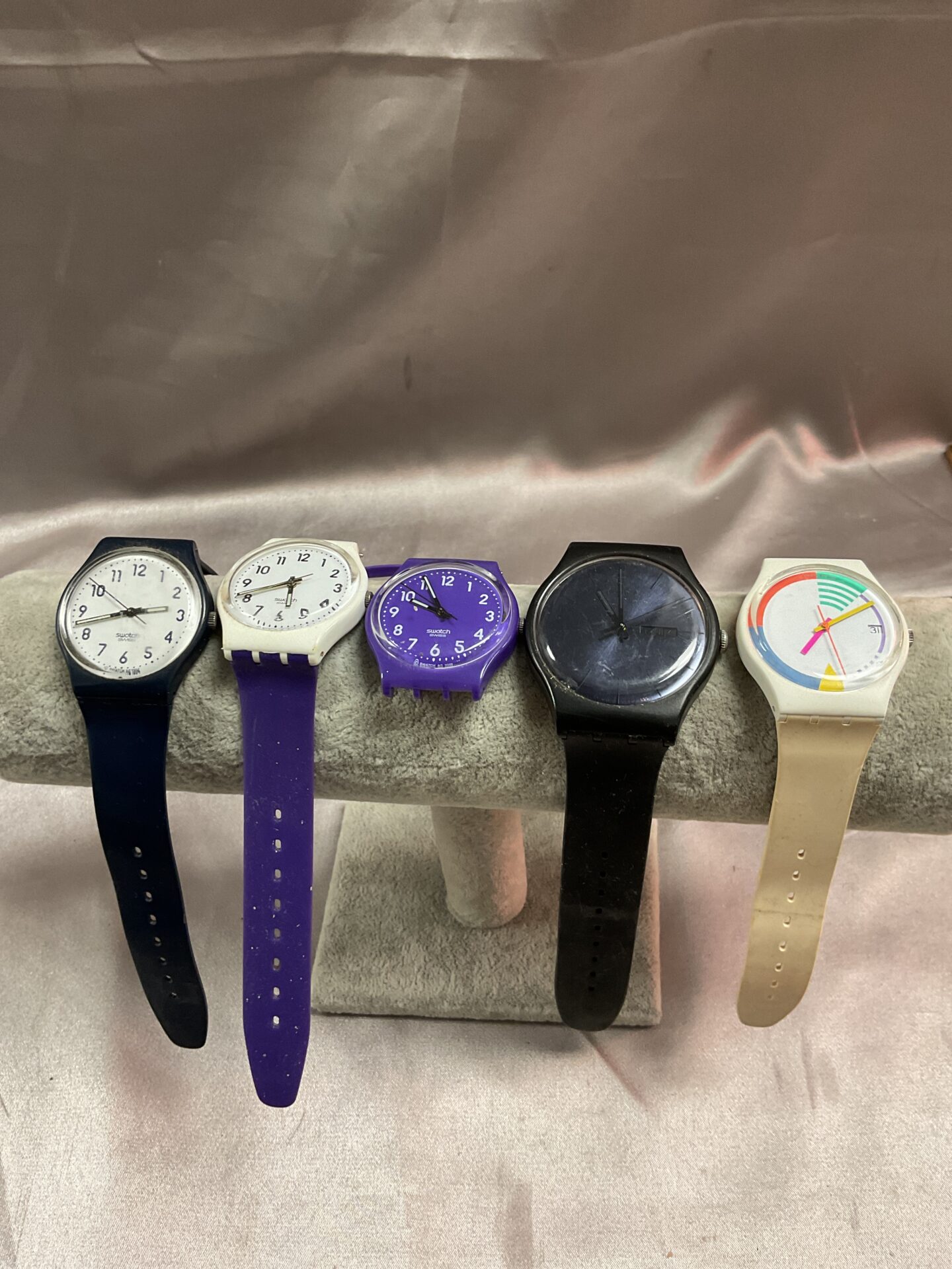 773 Five swatch watches