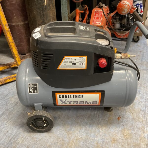 Challenge Xtreme 24 litre portable air compressor in used condition.