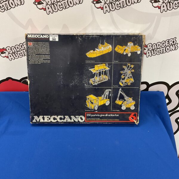 Vintage Meccano No.6 set with box and components.