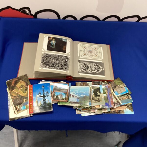 Vintage postcard collection and album for collectors.
