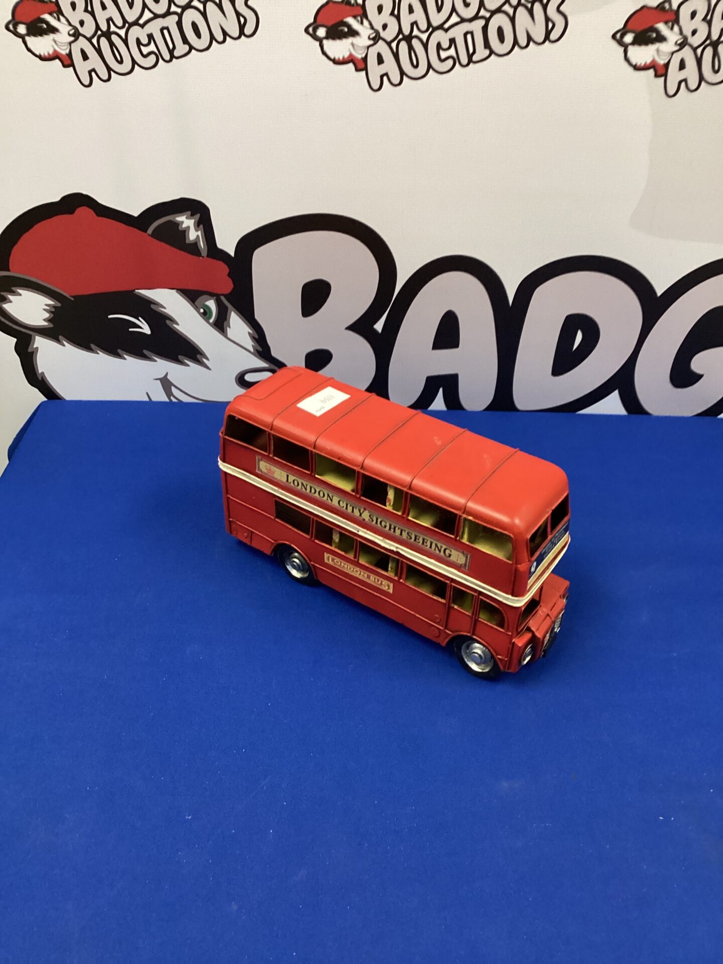 313 Tin plate London Red Bus