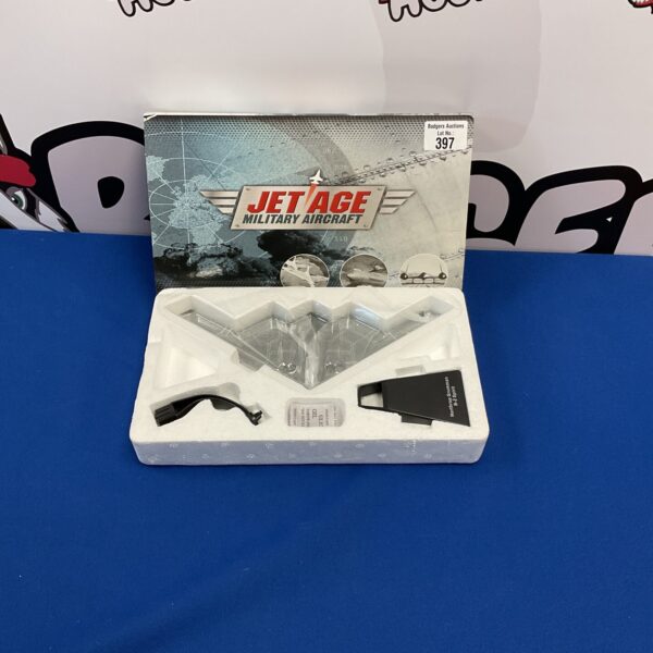 Detailed model of the Northrop Grumman B-2 Spirit stealth bomber.