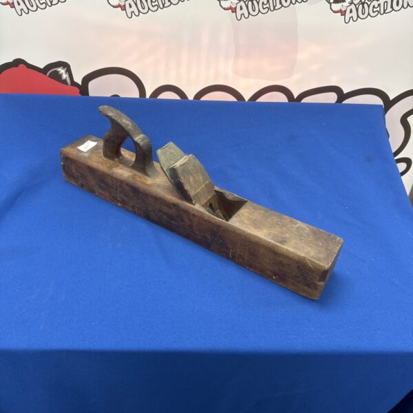 Antique wood block plane, vintage woodworking tool for smoothing wood.