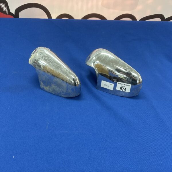Classic MG chrome bumper fender for restoration projects.