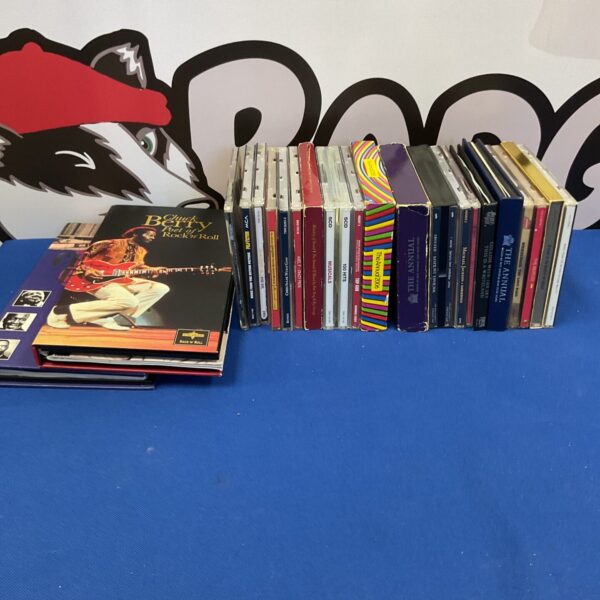 Mixed lot of Ministry of Sound annuals and Chuck Berry books for collectors.