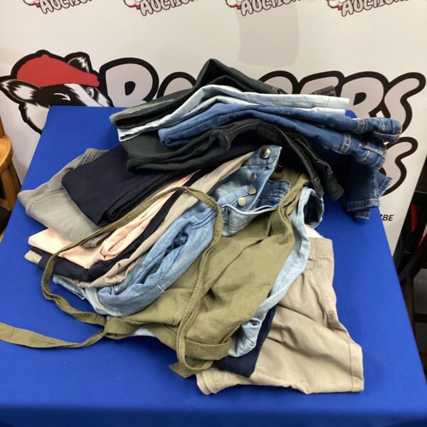 Assorted jeans and trousers bundle from Next and Airwalk.