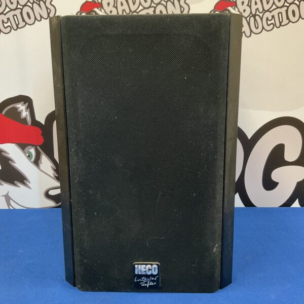 Vintage Heco 10H bookshelf speaker, single unit, audio equipment.
