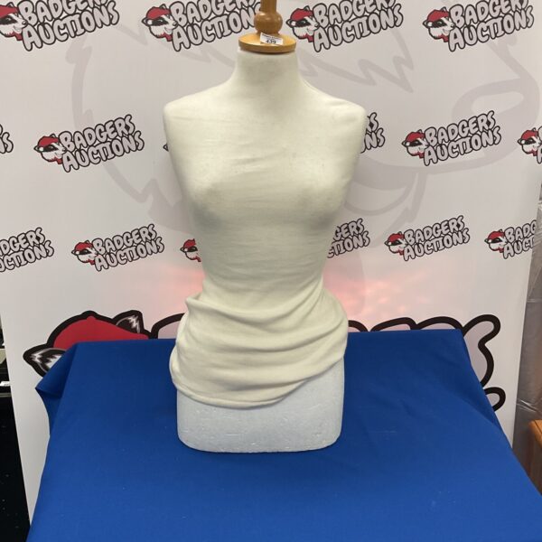 Vintage dress form mannequin for sewing and display.