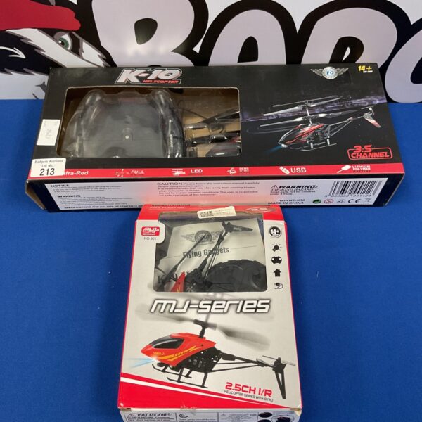 Remote control K-10 and MJ-series RC helicopters for sale.