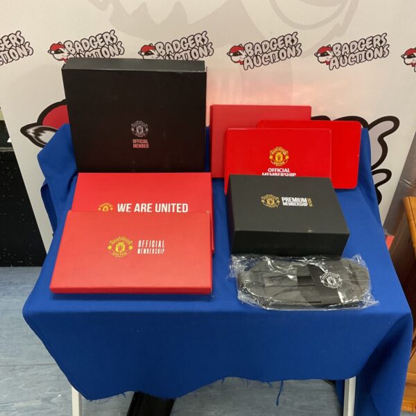 Manchester United memorabilia collection for sale.