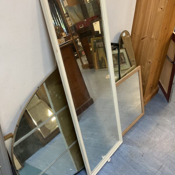 Job lot of five vintage mirrors in various shapes and sizes.