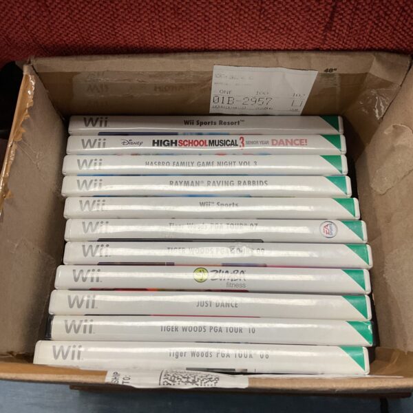 Selection of Nintendo Wii games for the gaming console.