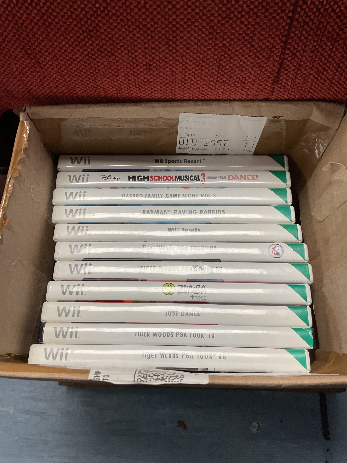 166 Selection of nintendo wii games