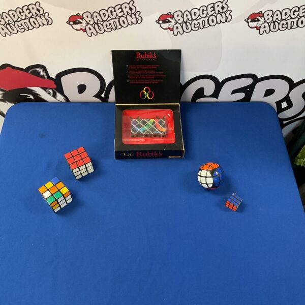 Vintage Rubik's Cube puzzle from the 1980s, a classic toy.