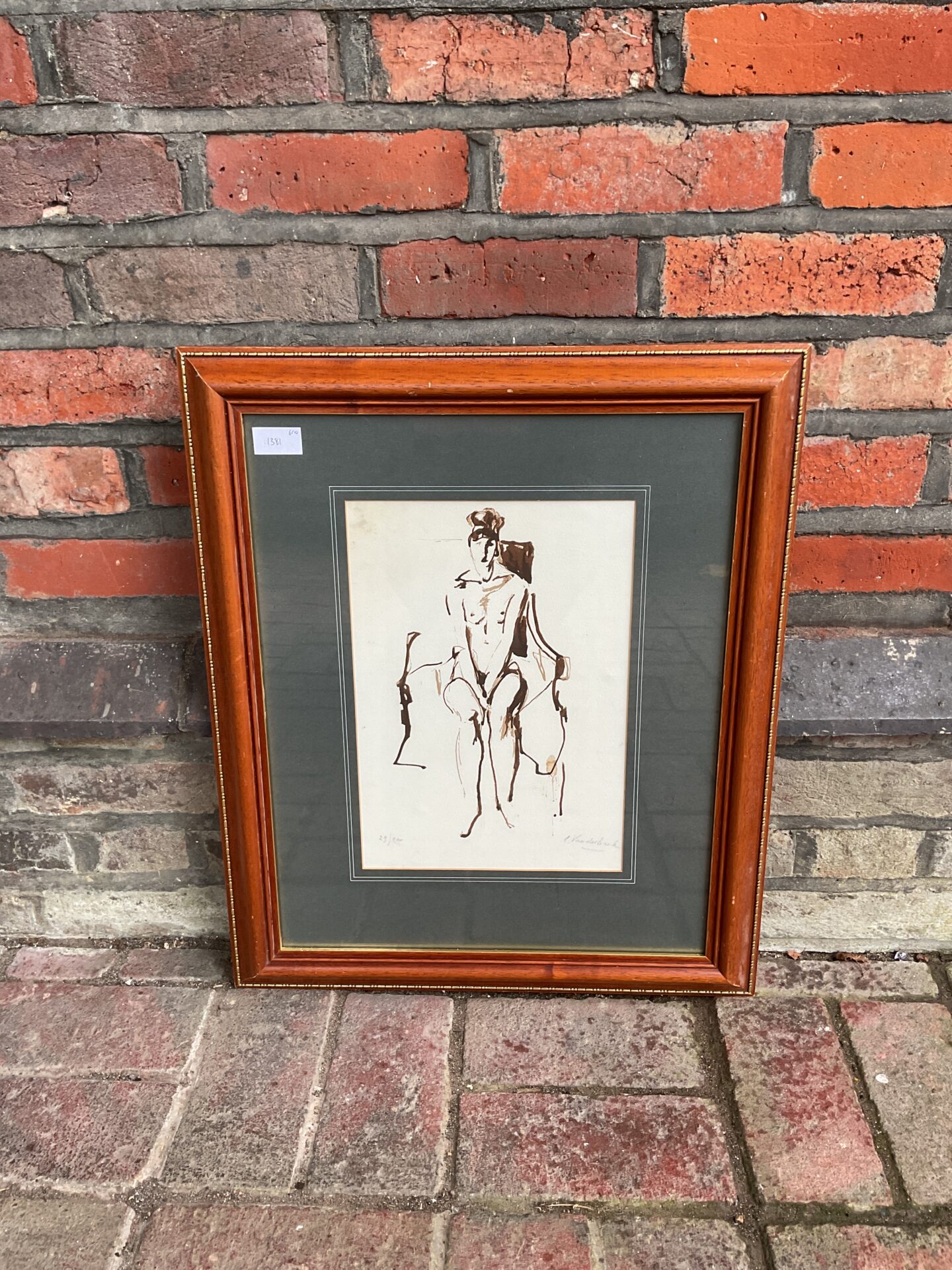 738 pieter vanderbeek dutch signed mixed method portrait of a seated female
