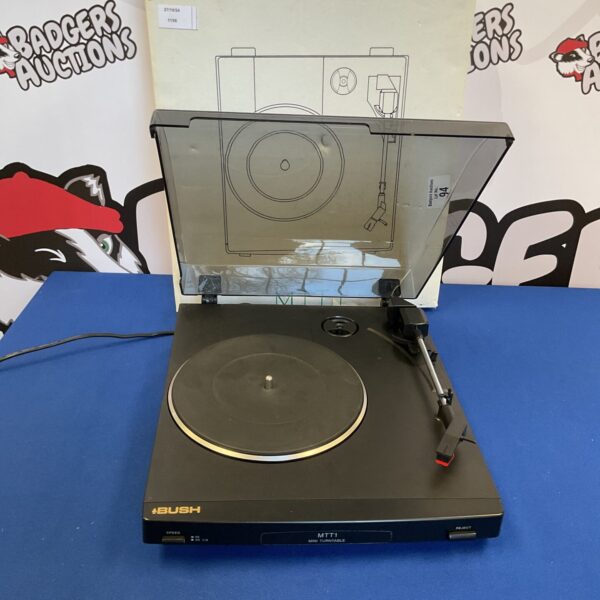Vintage Bush MTT1 vinyl record player turntable in good condition.