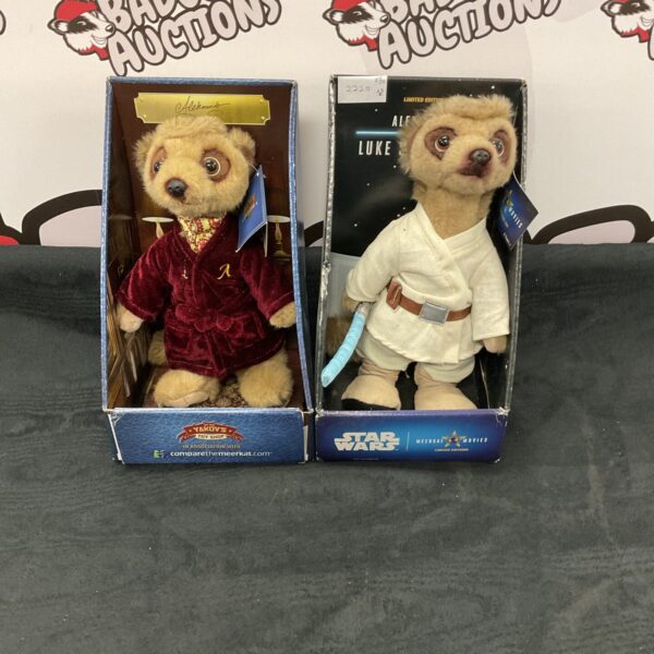 Compare the Meerkat figures including Star Wars Darth Vader edition.