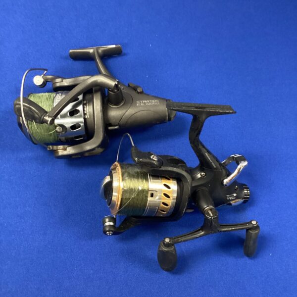 Black Stratos FS 10000 fishing reel for coarse and big pit fishing.