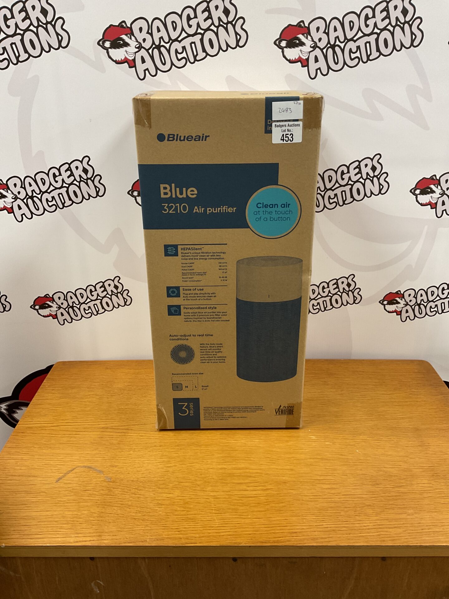 453 Blueair 3210 air purifier
