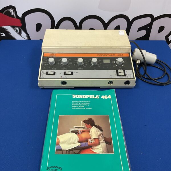 Vintage Enraf Nonius Sonopuls 464 ultrasound therapy machine for physiotherapy.