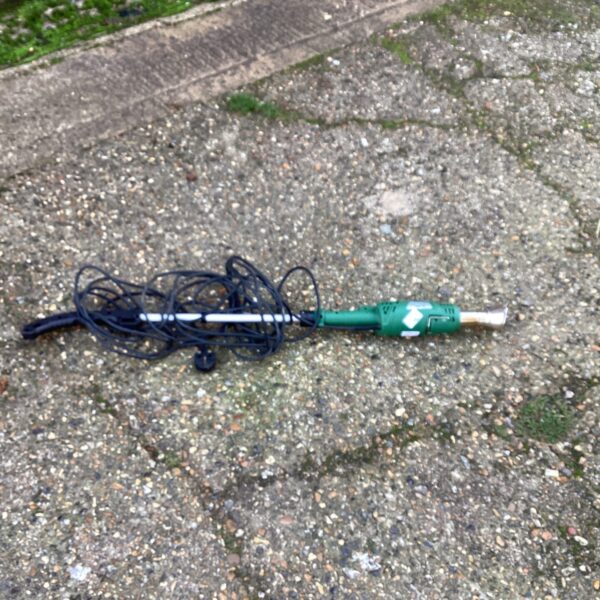 Victor electric weed burner lance for garden weed control.