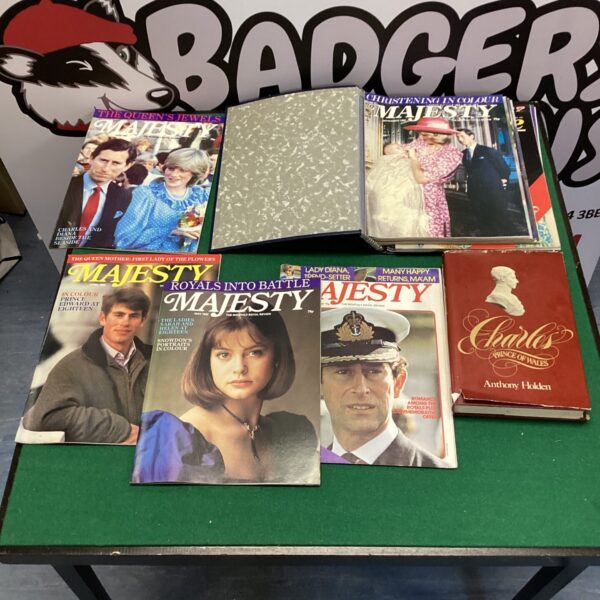 Vintage royal magazines featuring Prince Charles and the British Royal Family.