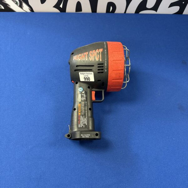 Nightspot Versavolt ctl3918 rechargeable spot lamp body for work or utility.