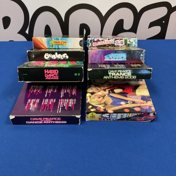 Lot of dance music CD compilations including Bonkers, Hard Dance and Trance.