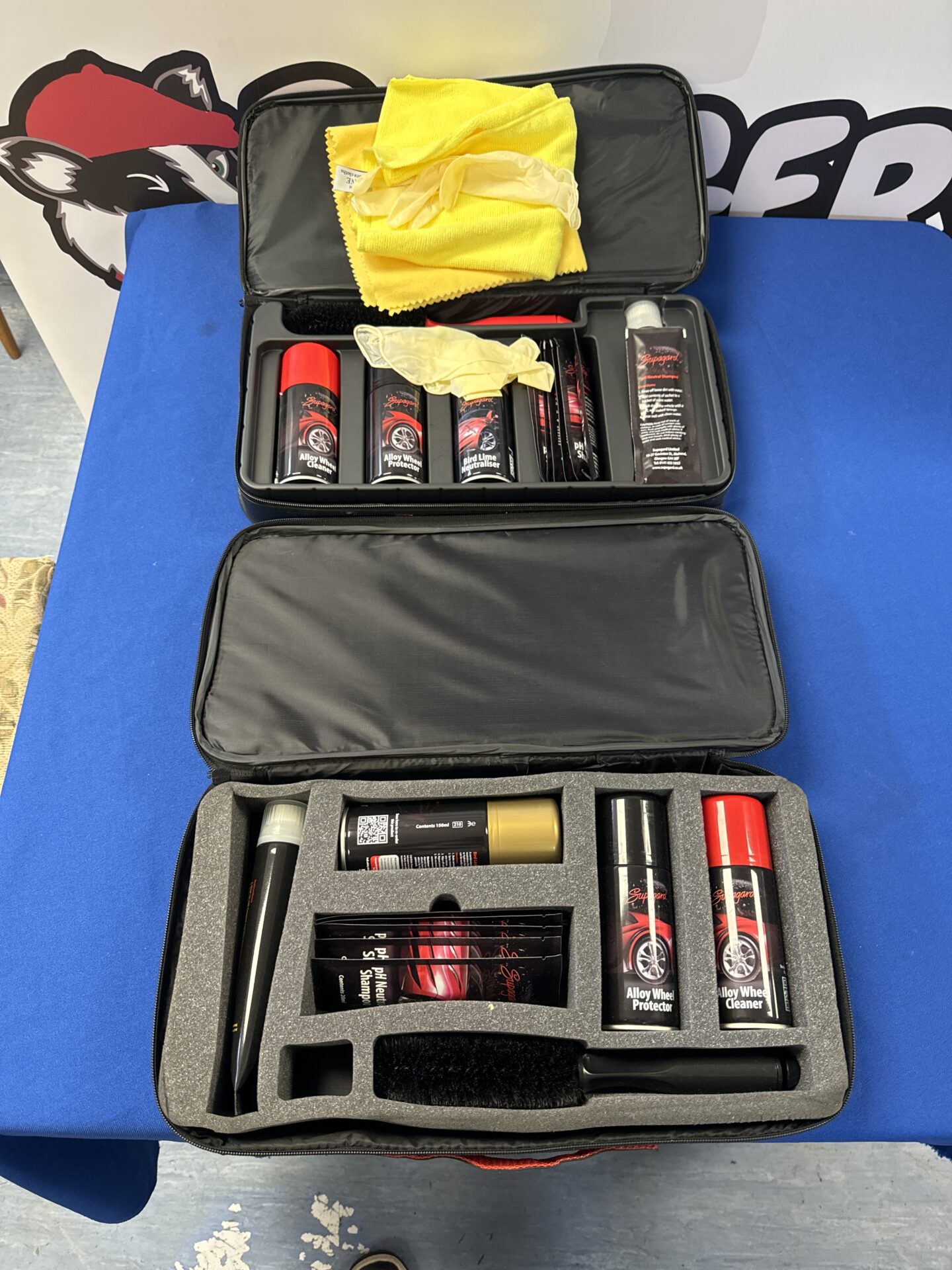 980 Two supaguard car valet sets