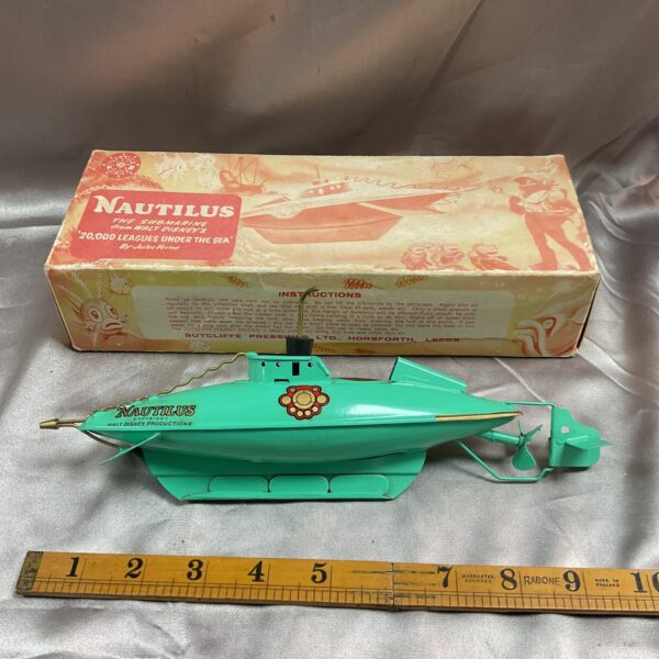 Vintage Sutcliffe Nautilus submarine in original box.
